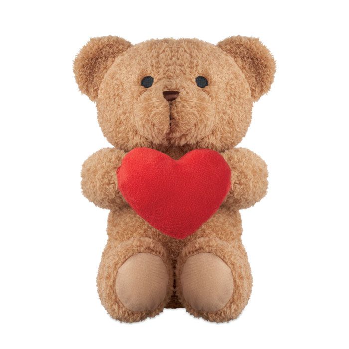 SNUGGLE. Ursuleț de pluș cu inimioară, 23 cm