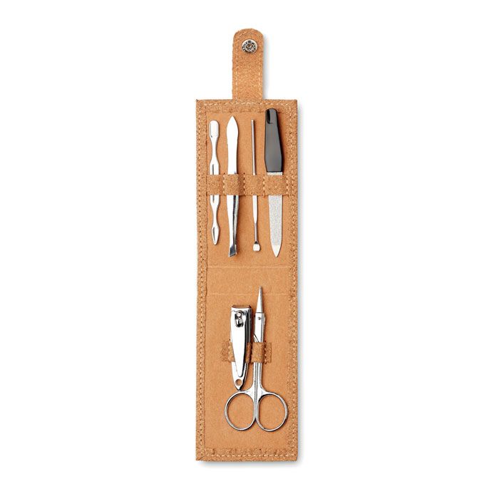 NAILKIT CORK. Set de manichiură Cork, 6 piese