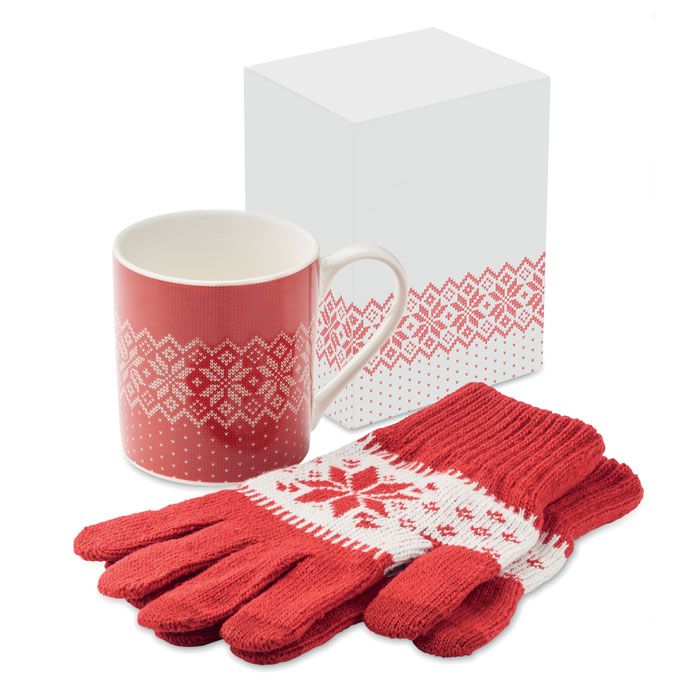 COPITO SET. Set de cadou de iarnă cu cană și mănuși
