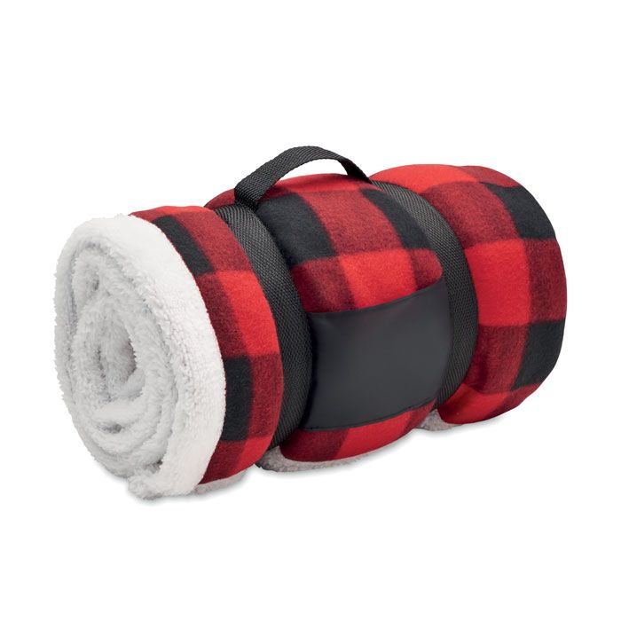 SHERMATT. Pătură din fleece sherpa RPET