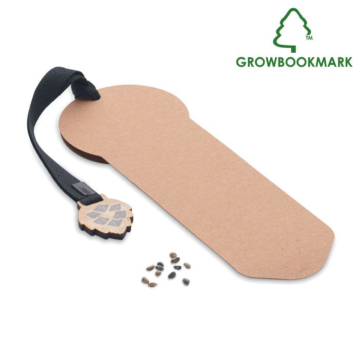 GROWBOOKMARK™. Semn de carte în formă de pin