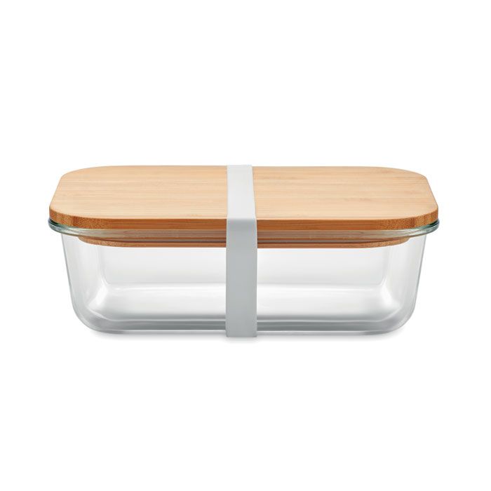TUNDRA LUNCHBOX. Cutie de prânz din sticlă cu capac din bambus