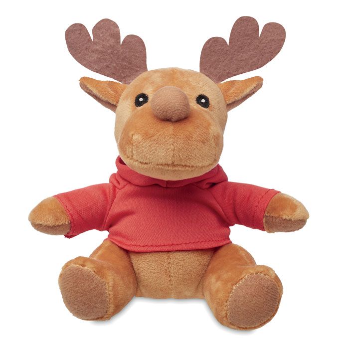 RUDOLPH. Ren de pluș cu glugă