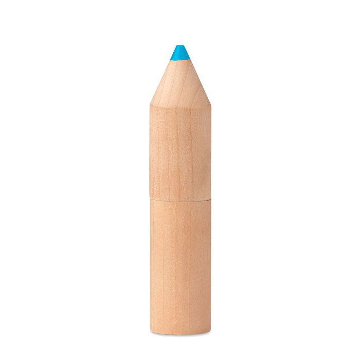 PETIT COLORET. 6 creioane într-o cutie din lemn