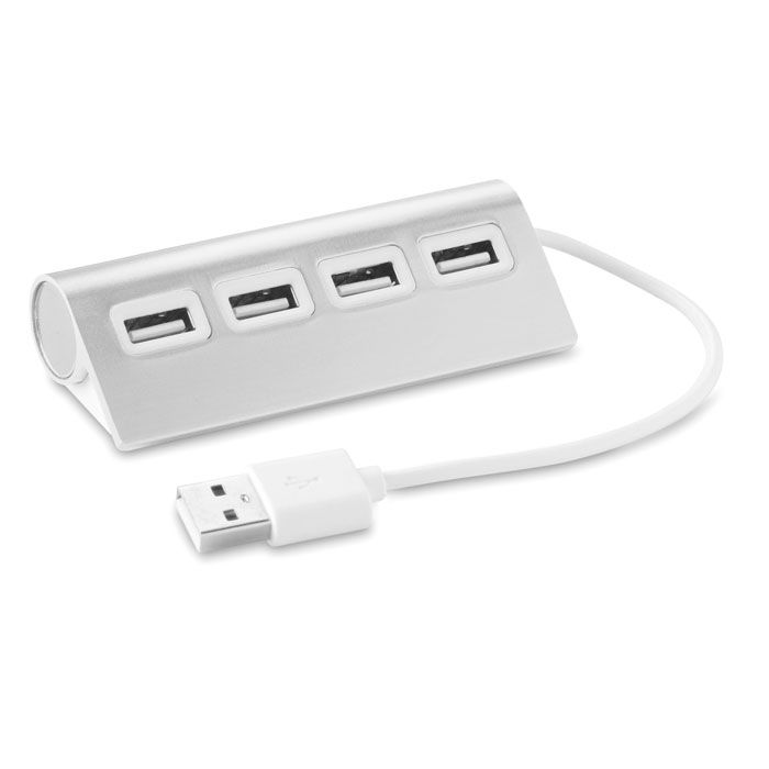 ALUHUB. Hub cu 4 porturi USB
