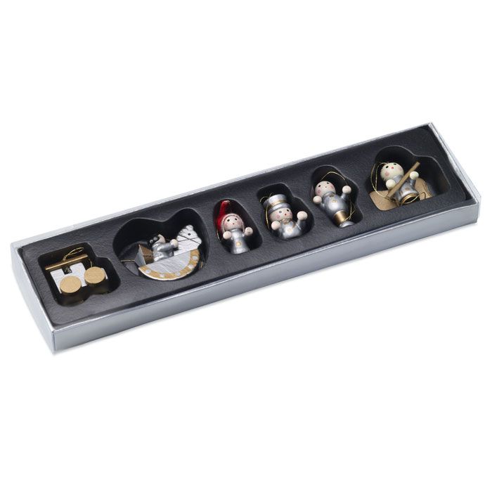 HELSINBORG. Set de 6 decorațiuni de Crăciun