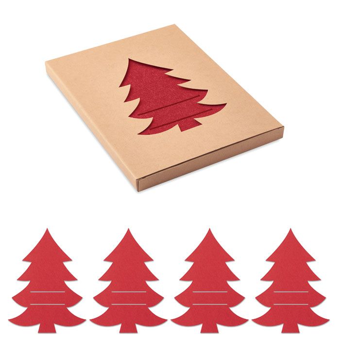 TREESGUARD. Set de suporturi pentru tacâmuri din pâslă RPET