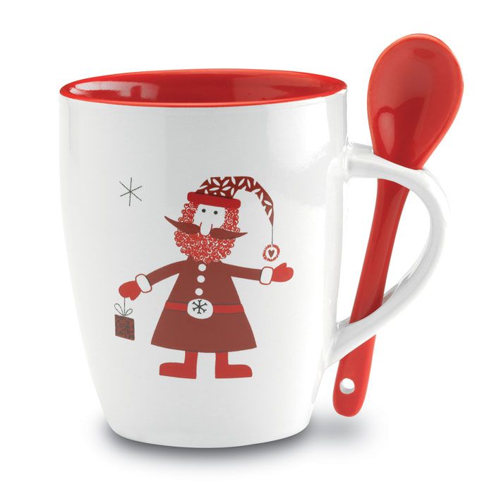 CLAUS. Cană cu linguriță, 250 ml
