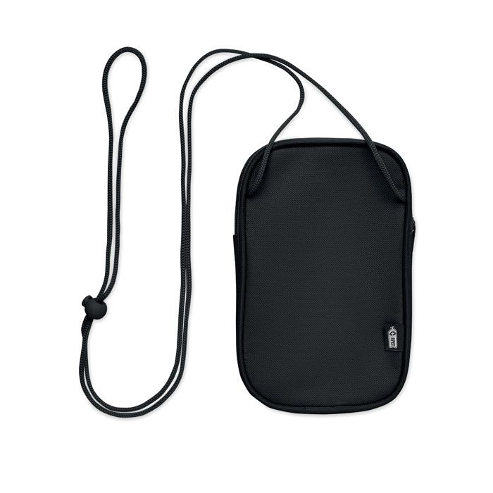 KOROVIN POUCH. Geantă de călătorie RPET cu curea transversală