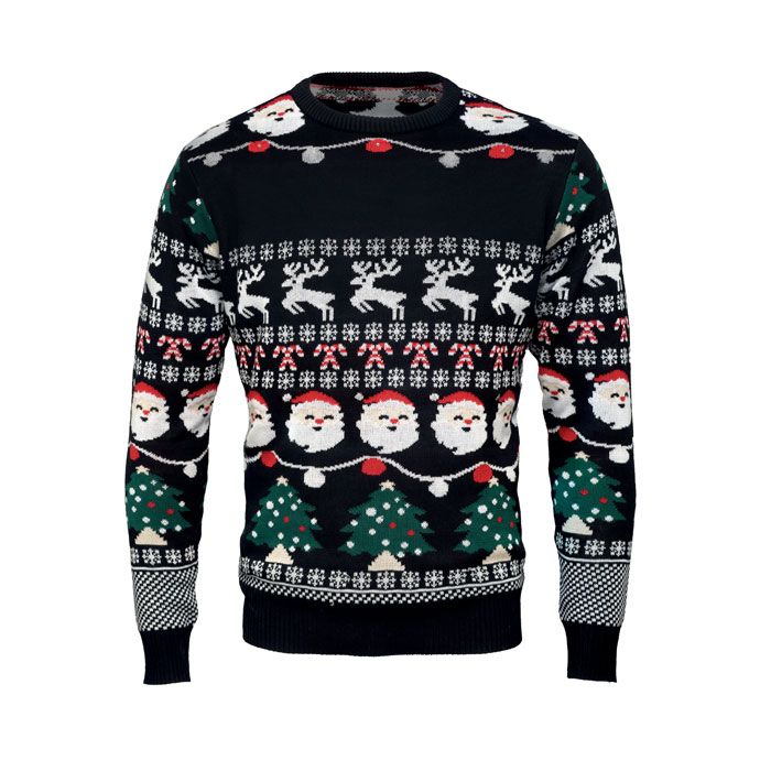 SHAMIS LARGE. Pulover de Crăciun cu LED-uri, mărimea L/XL