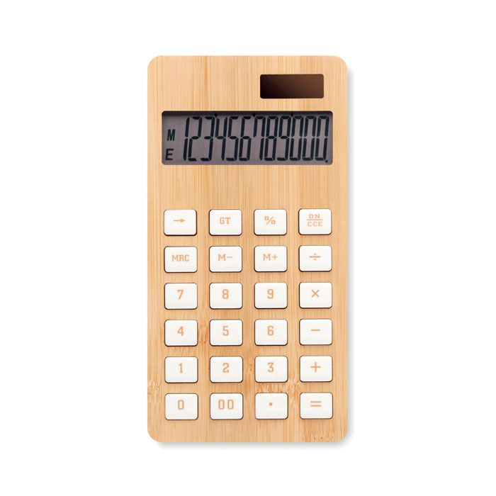 CALCUBIM. Calculator din bambus cu 12 cifre