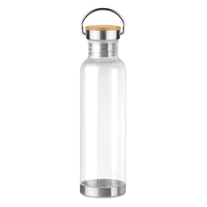 HELSINKI BASIC. Sticlă Tritan de 800 ml cu capac din bambus