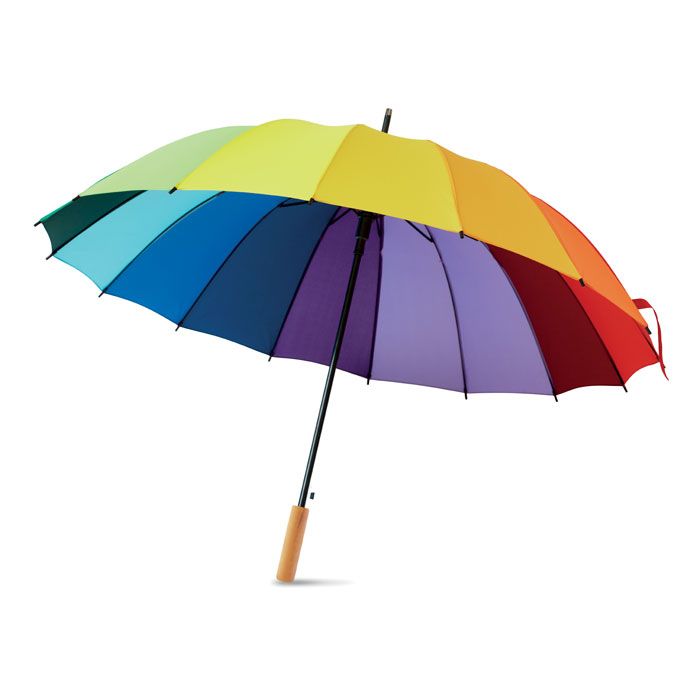 BOWBRELLA. Umbrelă curcubeu de 27 inch