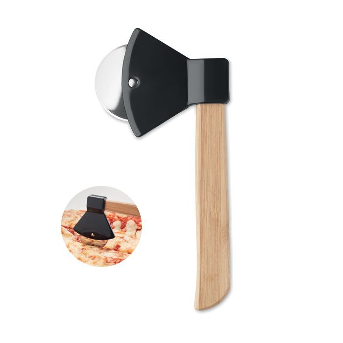 ZAZA. Cuțit pentru pizza cu mâner din bambus