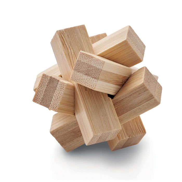CUBENATS. Puzzle din bambus în formă de stea