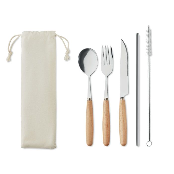 SET DE TACÂMURI CUSTA. Set de tacâmuri din oțel inoxidabil