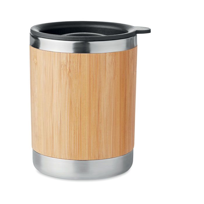 LOKKA. Pahar cu capac din bambus, 250 ml