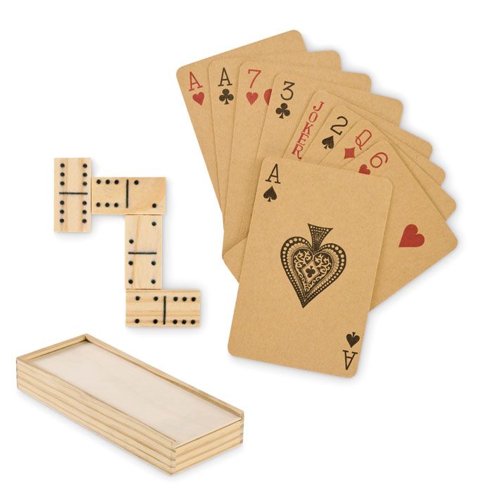 DOMI&amp;CARDS. Set de domino și cărți de joc