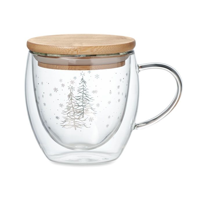 SIAN. Cană din borosilicat cu pereți dubli